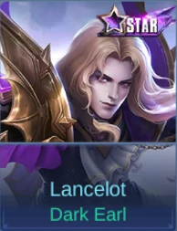 Lancelot Dark Earl in-game skin card