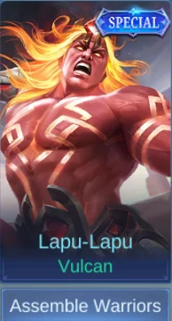 Lapu-Lapu Vulcan skin card in-game screenshot
