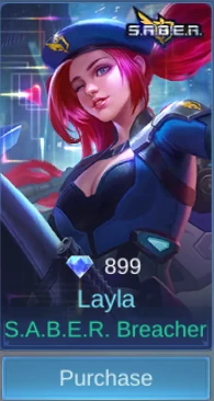 S.A.B.E.R. Breacher Layla skin card