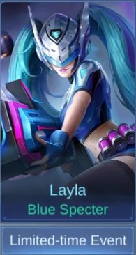 Blue Spectre Layla skin card