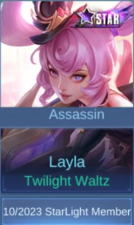 Twilight Waltz Layla skin card