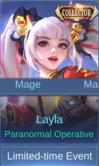 Paranormal Operative Layla skin card