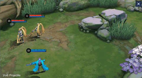 Void Projectile in-game demonstration