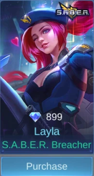 S.A.B.E.R. Breacher Layla skin card
