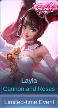 Cannon and Roses Layla skin card