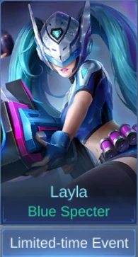 Blue Spectre Layla skin card