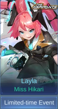 Miss Hikari Layla skin card