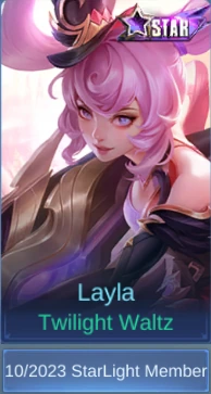 Twilight Waltz Layla skin card