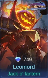Leomord Jack-o'-lantern skin