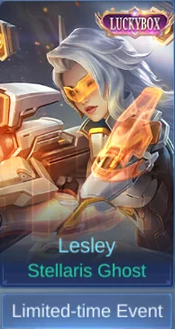 Stellaris Ghost Lesley skin card in-game