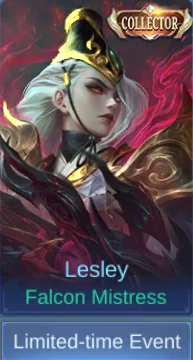Falcon Mistress Lesley skin card in-game