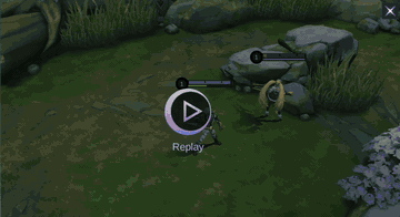 Hero's Resolve in-game skill demonstration