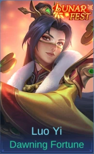 Dawning Fortune Luo Yi skin
