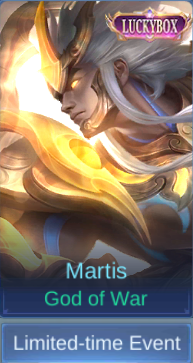 God of War Martis skin card in-game
