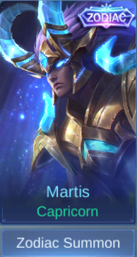 Capricorn Martis skin card in-game