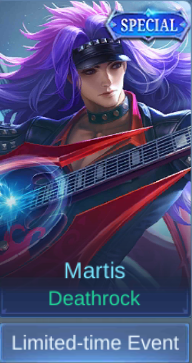 Deathrock Martis skin card in-game