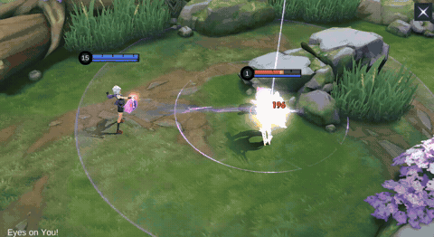 Eyes on You! in-game skill demonstration