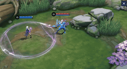 Go Away! in-game skill demonstration
