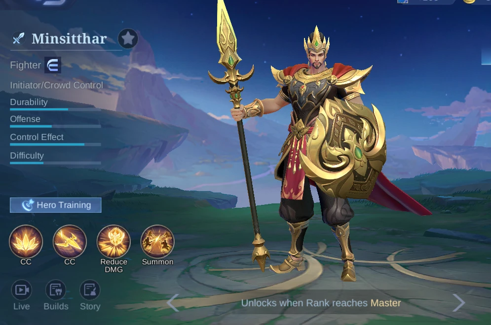 Minsitthar Fighter hero overview in Mobile Legends Bang Bang