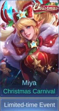 Miya Christmas Carnival skin preview