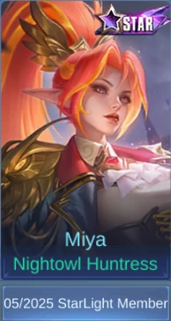 Miya Nightowl Huntress skin preview
