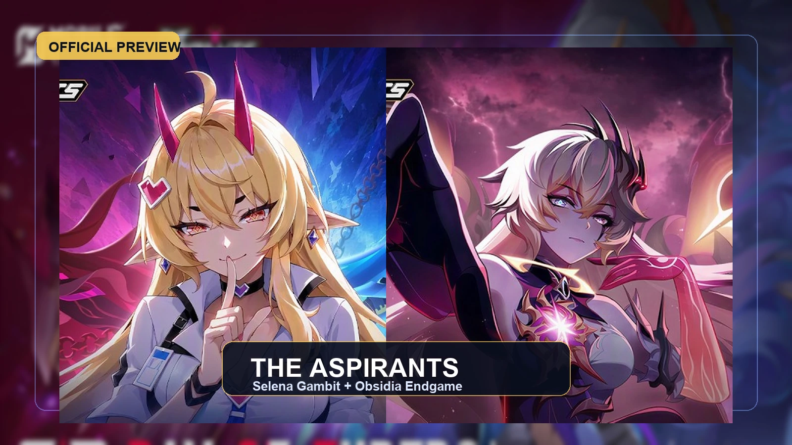 MLBB Aspirants Selena Gambit and Obsidia Endgame Preview