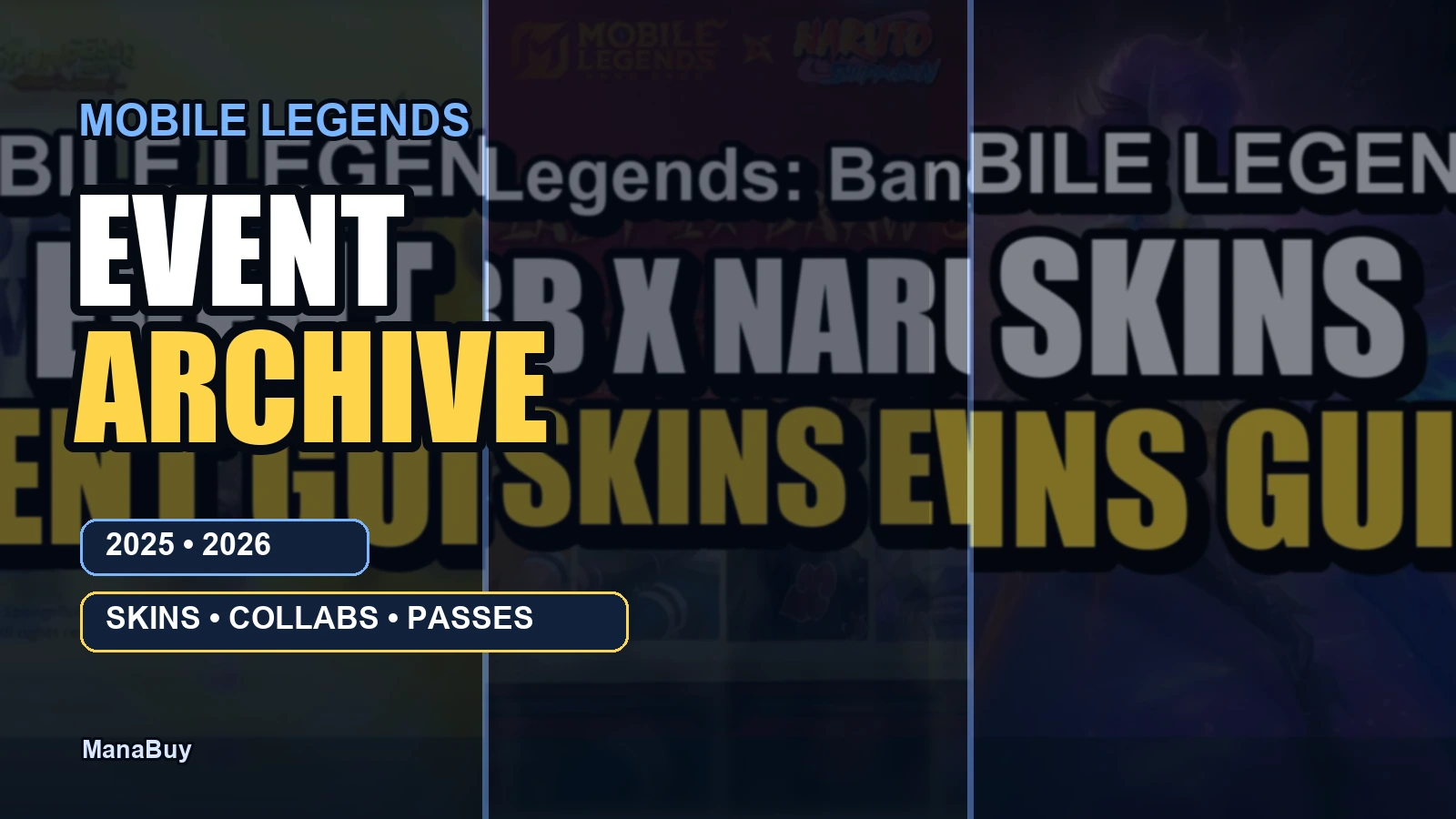 MLBB Events and Skins History Archive: 2025–2026
