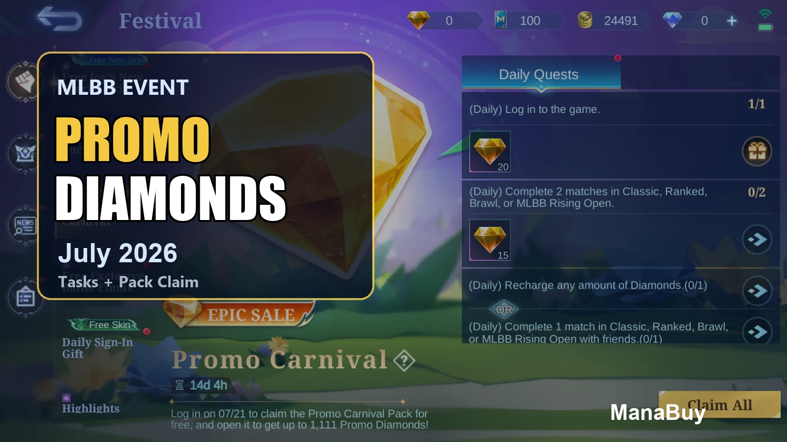 MLBB Promo Diamonds July 2026 Guide