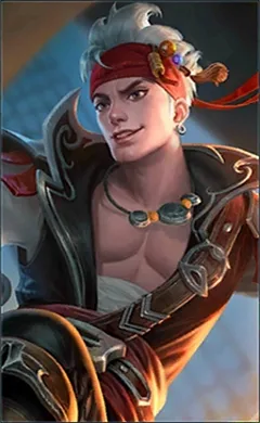 Claude Plunderous Pirate MLBB skin portrait