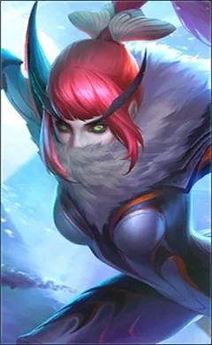 Hanabi Fiery Moth MLBB skin portrait