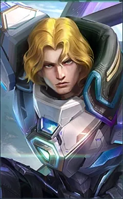 Tigreal Galactic Marshal MLBB skin portrait