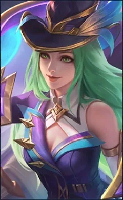 Vexana Circus Magician MLBB skin portrait