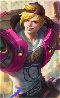 X.Borg Graffiti Fashion MLBB skin portrait