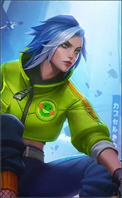 Benedetta Street Thrasher MLBB skin portrait