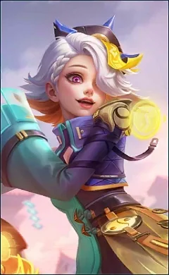 Melissa Nightwalker MLBB skin portrait