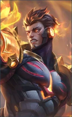 Paquito Blazing Tiger MLBB skin portrait