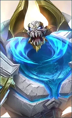 Thamuz Sanctified Flame MLBB skin portrait