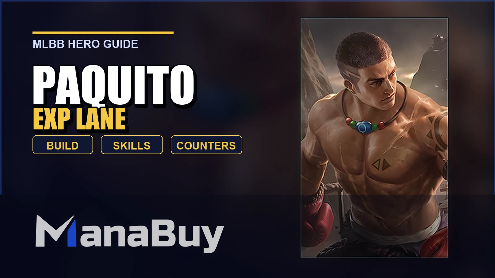 Paquito MLBB EXP Lane Guide: Best Build, Skills, Counters, and Tips