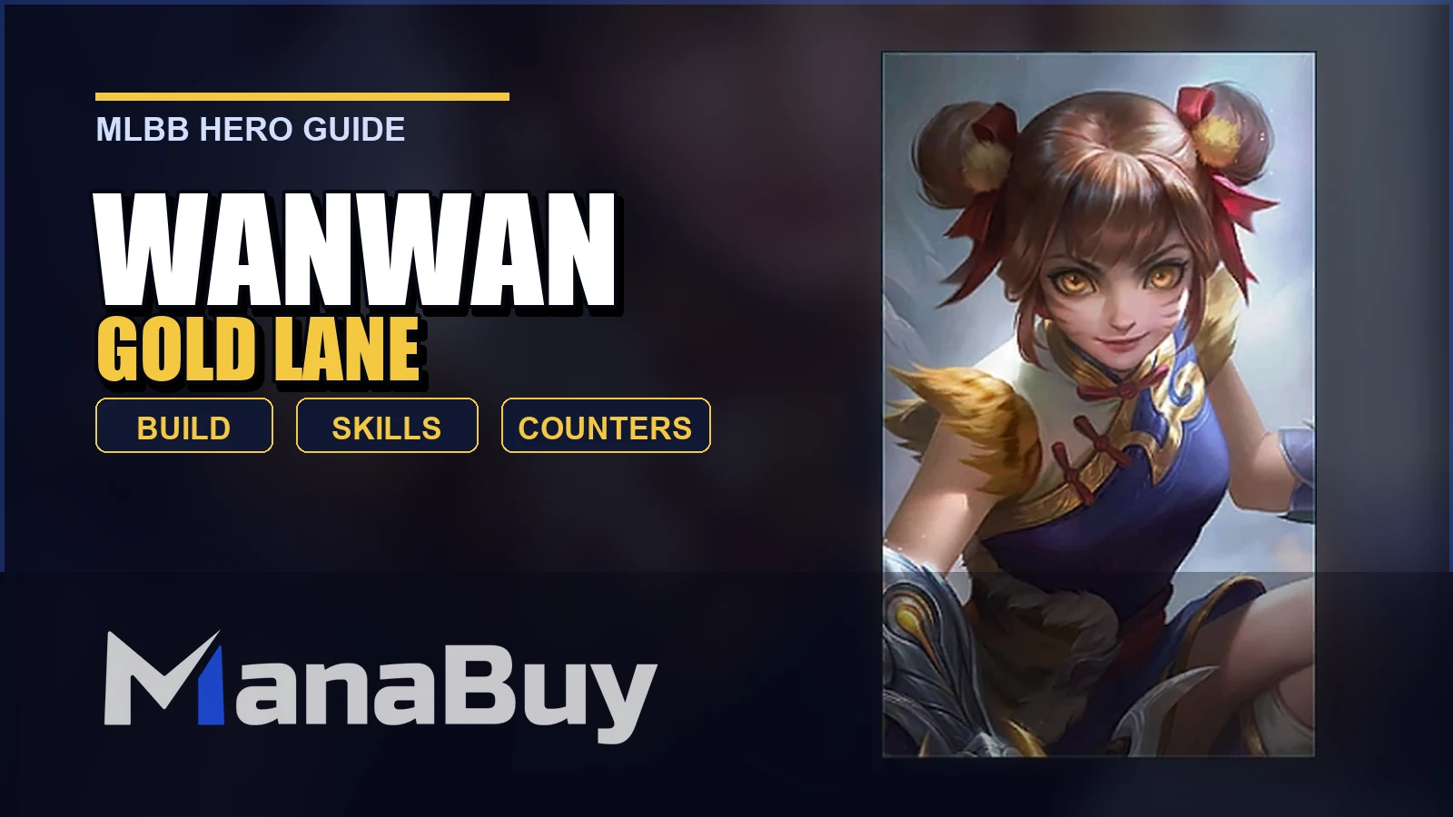 Wanwan MLBB Gold Lane Guide: Best Build, Skills, Counters, and Tips