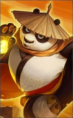 Akai Kung Fu Panda MLBB skin portrait
