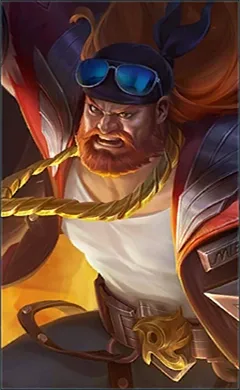 Baxia Badass Roller MLBB skin portrait