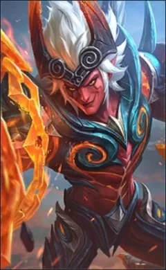 Khufra Volcanic Overlord MLBB skin portrait