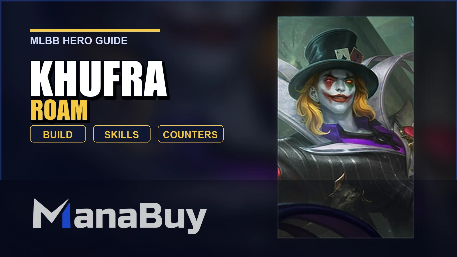 Khufra MLBB Roam Guide: Best Build, Skills, Counters, and Tips