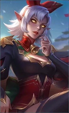 Eudora Christmas Carnival MLBB skin portrait
