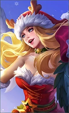 Freya Christmas Carnival MLBB skin portrait