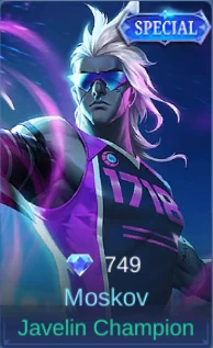 Moskov Javelin Champion skin card in-game screenshot