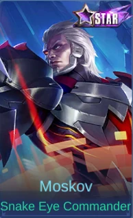 Moskov Snake Eye Commander skin card in-game screenshot