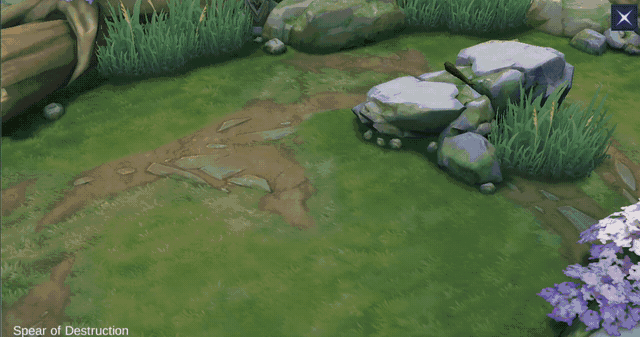 Spear of Destruction current in-game skill demonstration