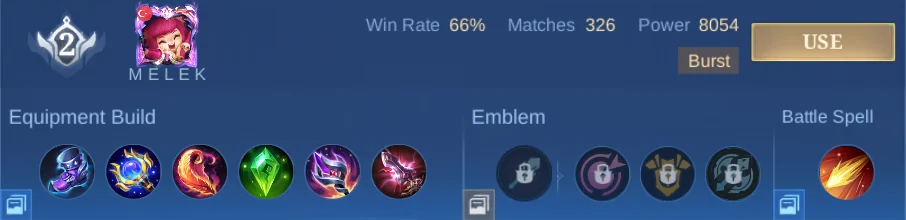 Nana Pro Setup 2 complete ranked build row
