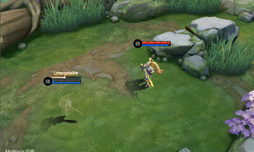 Nana Molina's Gift in-game skill demonstration
